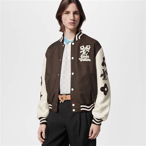 varsity jacket uomo louis vuitton|louis vuitton embroidered varsity jacket.